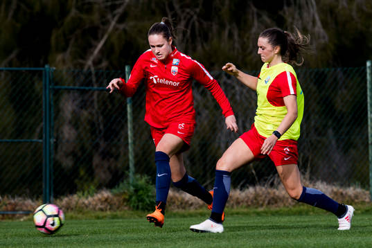 Caroline Graham Hansen och Vilde Bøe Risa