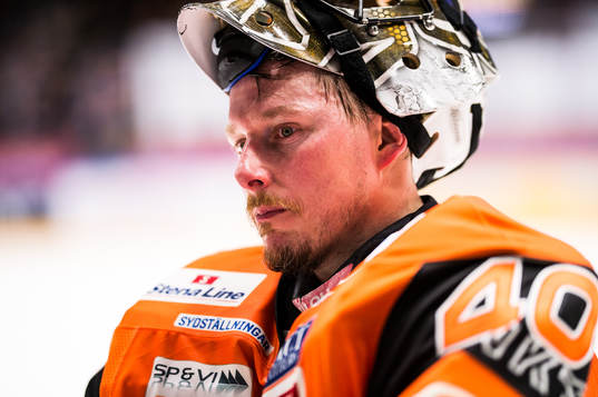 Karlskronas målvakt Johan Holmqvist