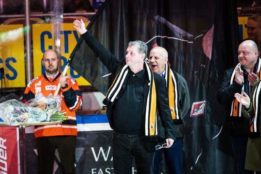 Mr KHK, KHK-profilen Tobbe Karlsson avtackas av Karlskrona