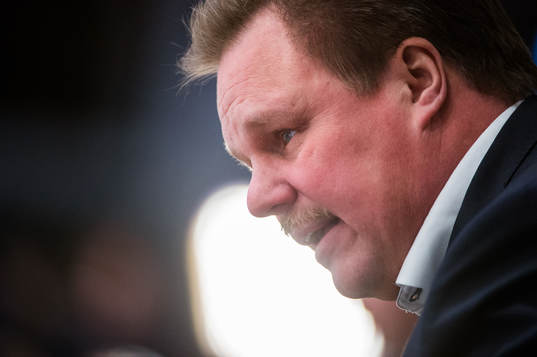 Leksands tränare Leif Carlsson