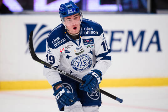 Leksands Tobias Forsberg jublar