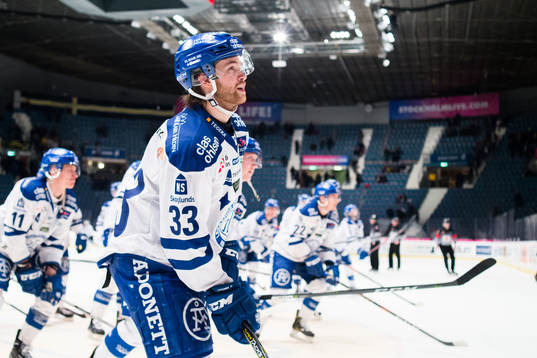 Leksands Anton Öhman jublar