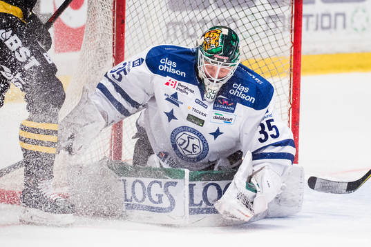 Leksands målvakt Robin Rahm