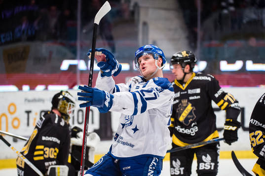 Leksands Anton Karlsson jublar