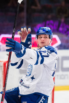 Leksands Anton Karlsson jublar