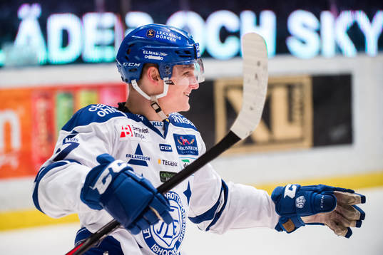 Leksands Anton Karlsson jublar