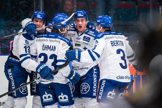 Leksands Tobias Forsberg jublar