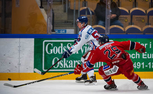 Oskarshamns Karl Johansson och Västerviks Christopher Fish