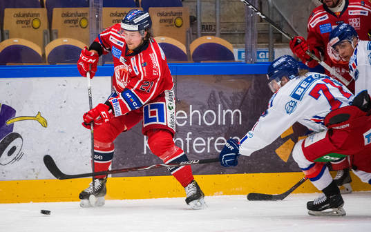 Västerviks Victor Öhman och Oskarshamns Mikael Kuronen