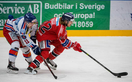 Västerviks Oskar Drugge och Oskarshamns Victor Löfstedt