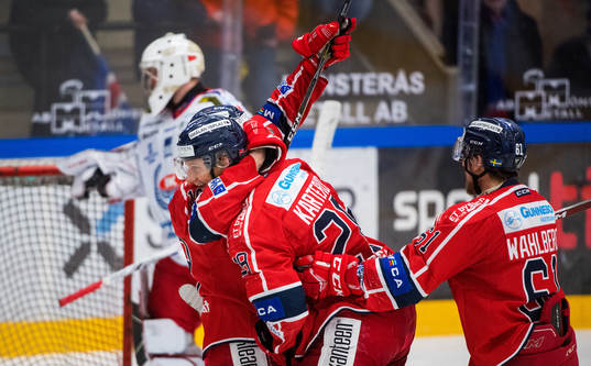 Västerviks Jørgen Karterud jublar