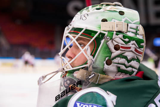 Frölundas målvakt Johan Gustafsson