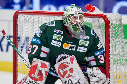 Frölundas målvakt Johan Gustafsson