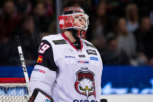Malmö Redhawks målvakt Oscar Alsenfelt