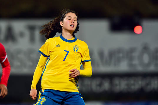 Sveriges Loreta Kullashi deppar