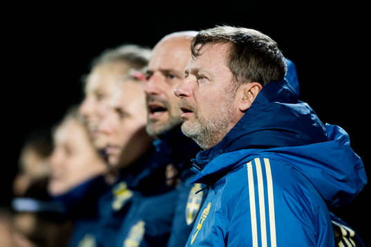 Sveriges förbundskapten Peter Gerhardsson