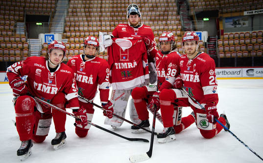 Timrås Jonathan Dahlen, Filip Hållander,  målvakt Henrik