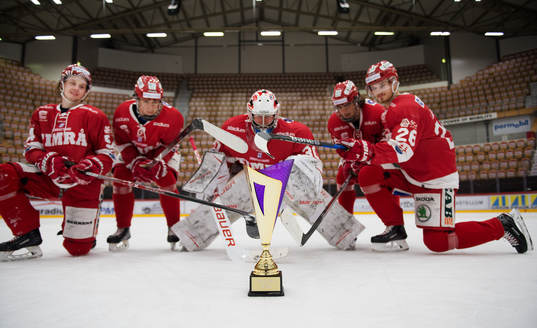 Timrås Jonathan Dahlen, Filip Hållander,  målvakt Henrik