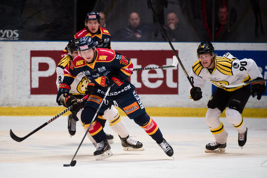 Djurgårdens Jesper Pettersson och Brynäs Jesper Boqvist