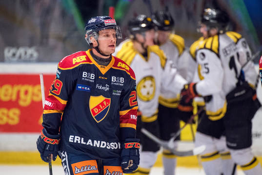 Djurgårdens Sebastian Strandberg deppar