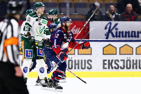 Linköpings Sebastian Karlsson jublar