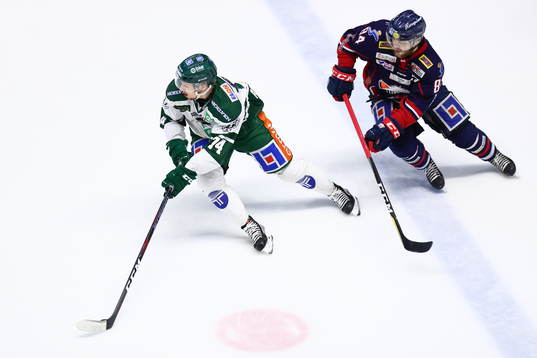 Färjestads Rasmus Asplund och Linköpings Jimmy Andersson