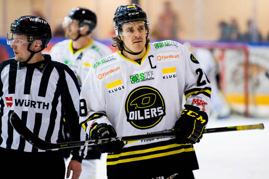 Kristian Forsberg of Stavanger Oilers