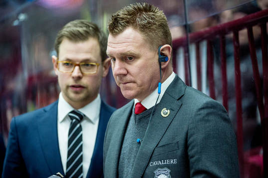 Malmö Redhawks assisterande tränare Martin Filander och