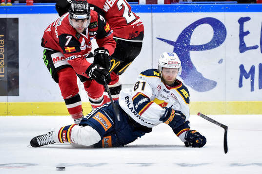 Malmö Redhawks Nils Andersson och Djurgårdens Calle