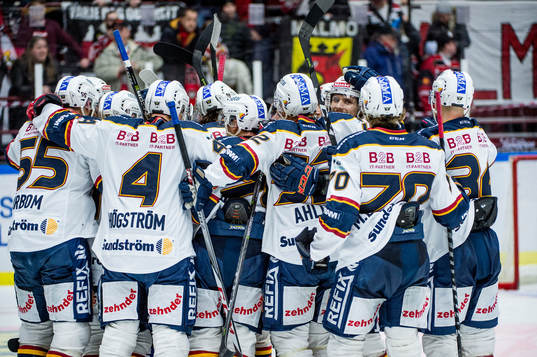 Djurgårdens spelare jublar
