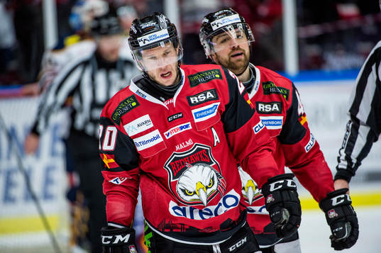 Malmö Redhawks Erik Forssell deppar