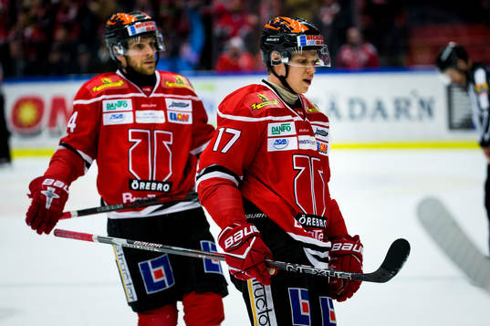 Örebros Tom Wandell och Daniel Viksten deppar