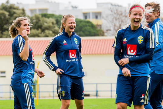 Hanna Folkesson, Fridolina Rolfö och Hanna Glas