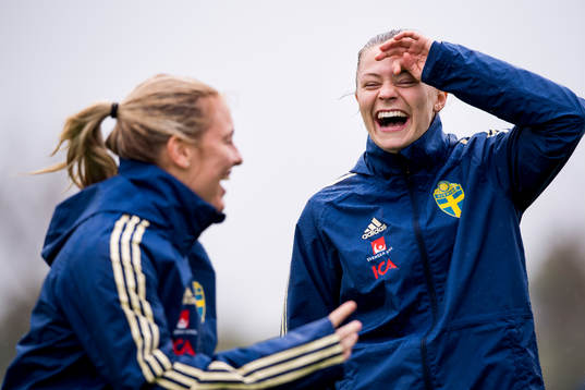 Mimmi Larsson och Fridolina Rolfö