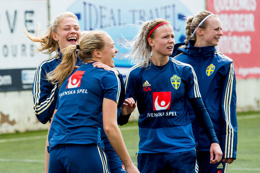 Magdalena Eriksson, Fridolina Rolfö , Hanna Glas och