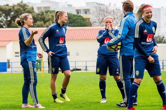 Magdalena Eriksson, Fridolina Rolfö, Mimmi Larsson och