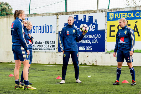 Fridolina Rolfö , Elin Rubensson, Amanda Ilestedt och