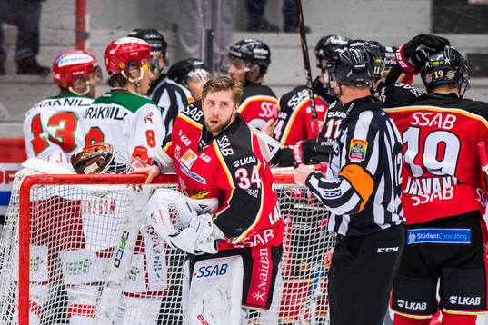 Luleås målvakt Joel Lassinatti