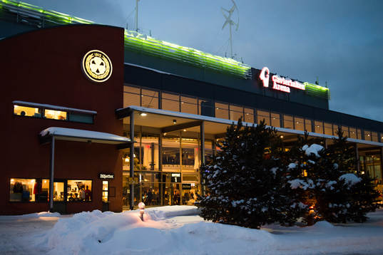 Gavlerinken Arena före ishockeymatchen i SHL mellan