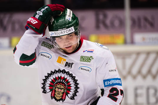 Frölundas Ponthus Westerholm deppar