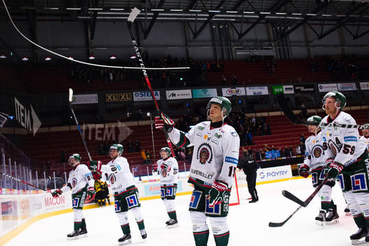 Frölundas Matt Donovan jublar