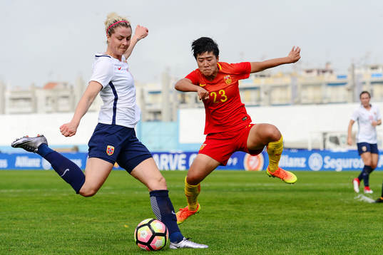 Norges Ingrid Marie Spord och Kinas Ren Ruixin