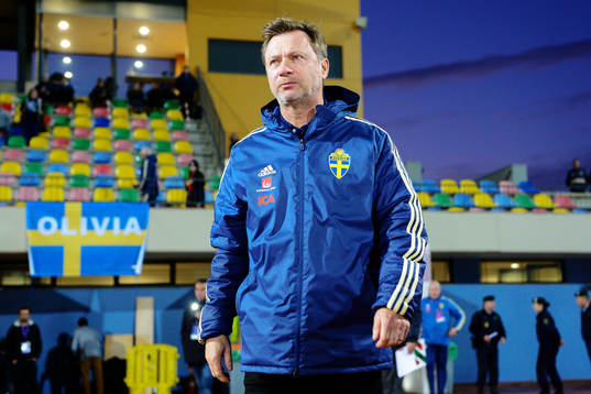 Sveriges förbundskapten Peter Gerhardsson