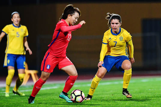 Sveriges Loreta Kullashi mot Sydkoreas Jang Selgi