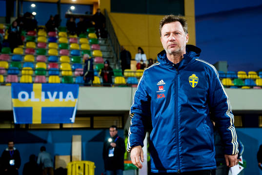 Sveriges förbundskapten Peter Gerhardsson