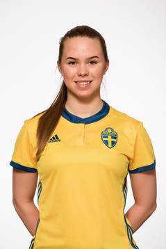 Thea Bergsten i F16-landslaget