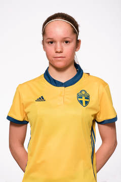 hanna lundkvist i F16-landslaget