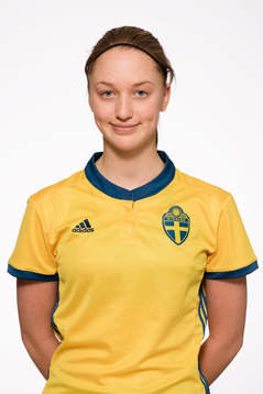 Thea Nyberg i F16-landslaget