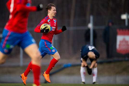 Helsingborgs Alex Timossi jublar