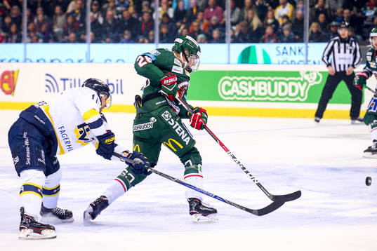 s Martin Thörnberg och Frölundas Rasmus Dahlin